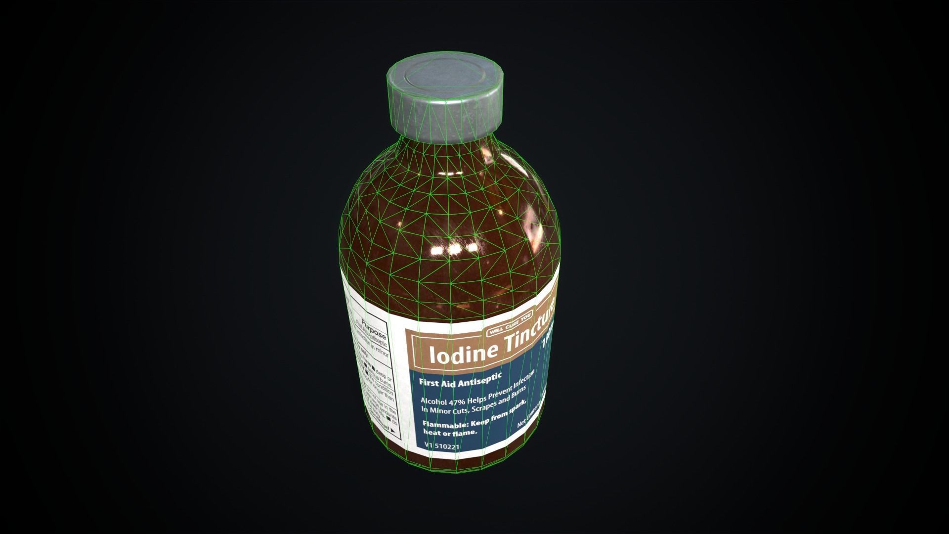 lodine Low-poly 3D model_5