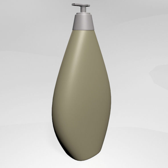 Baby Wash and Shampoo Bottle 02 3D model_3