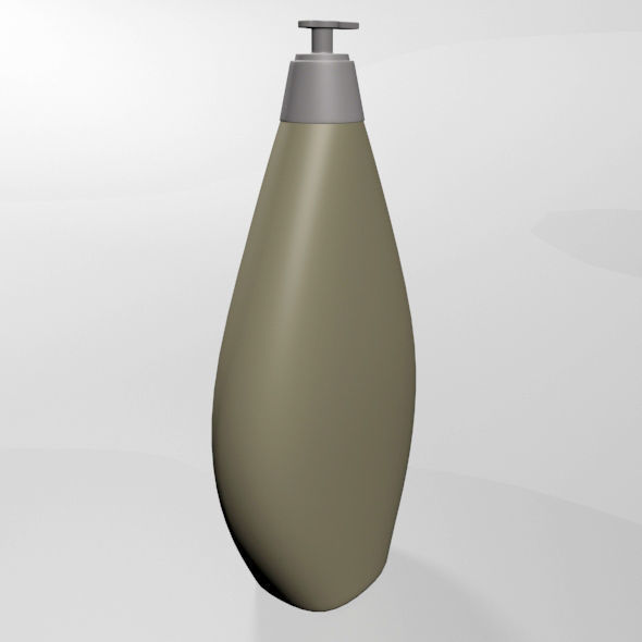 Baby Wash and Shampoo Bottle 02 3D model_7