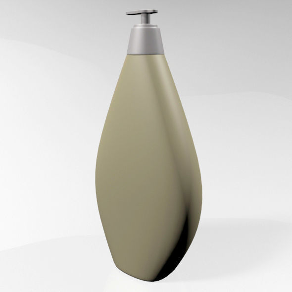 Baby Wash and Shampoo Bottle 02 3D model_5