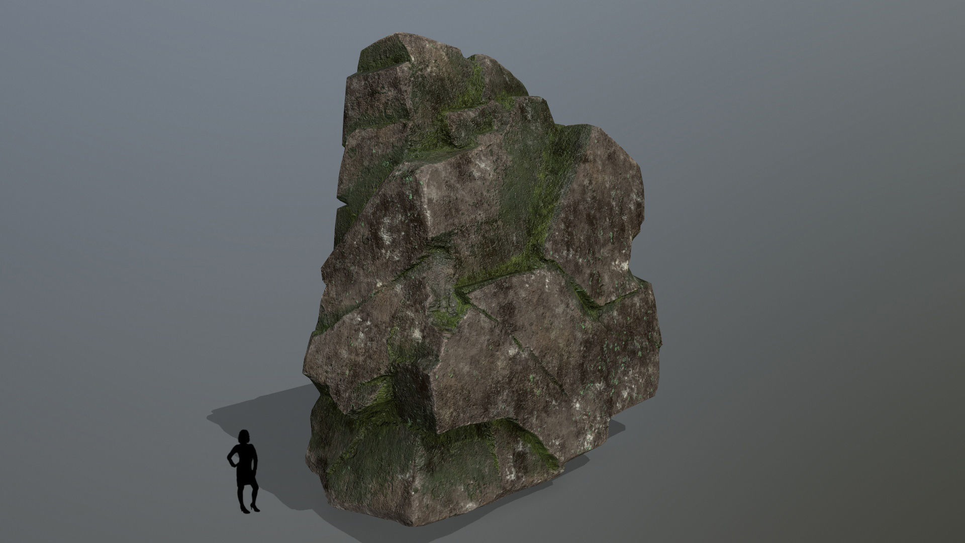 Rock Set Low-poly 3D model_6