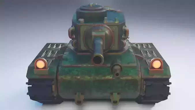  TANK RIGGED AND ANIMATED 3D model