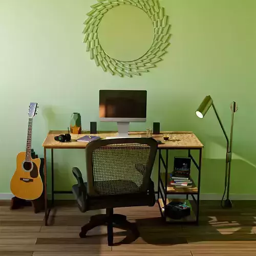 modern teenage room  desktop 