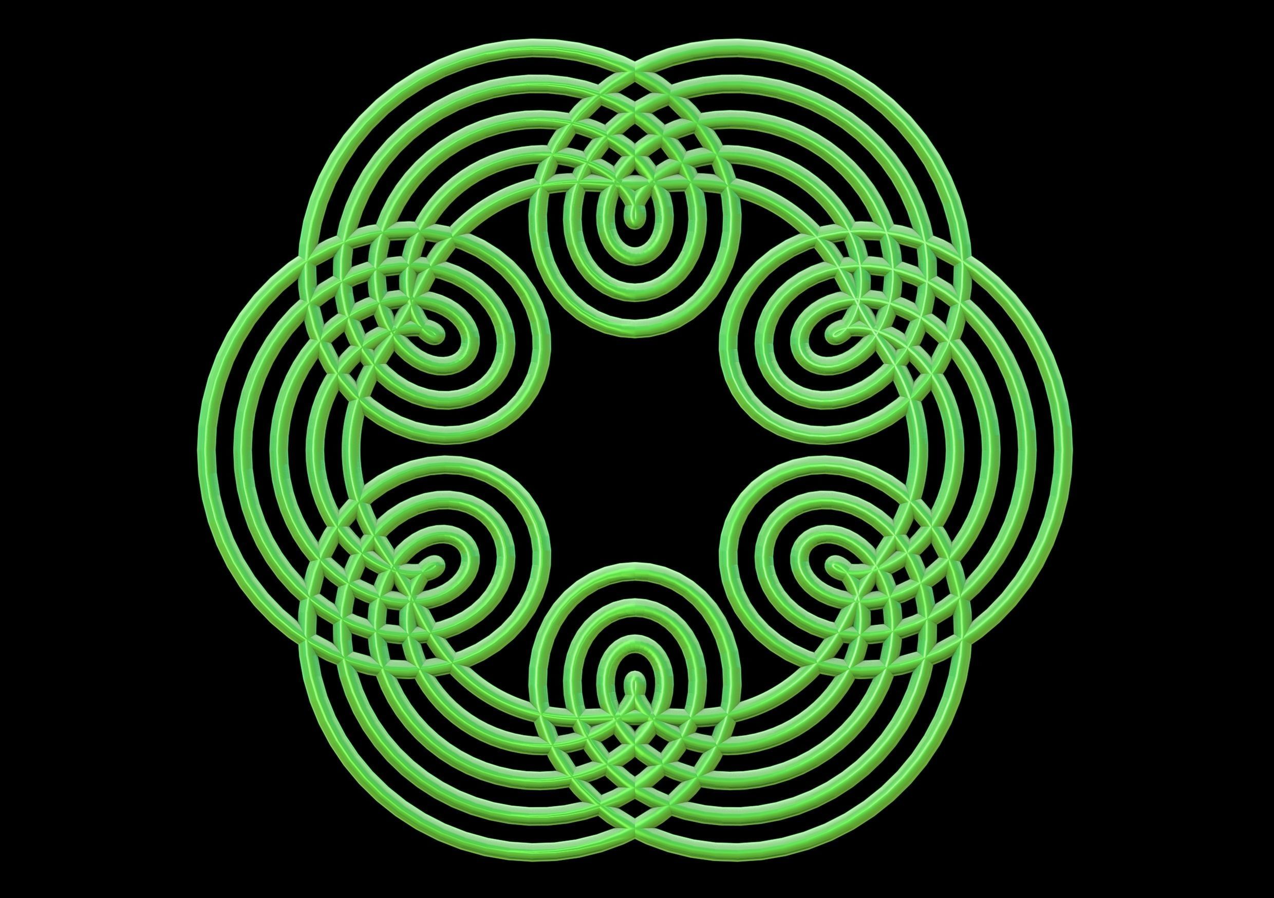 077 Motion of points around circle 017 3D model_4