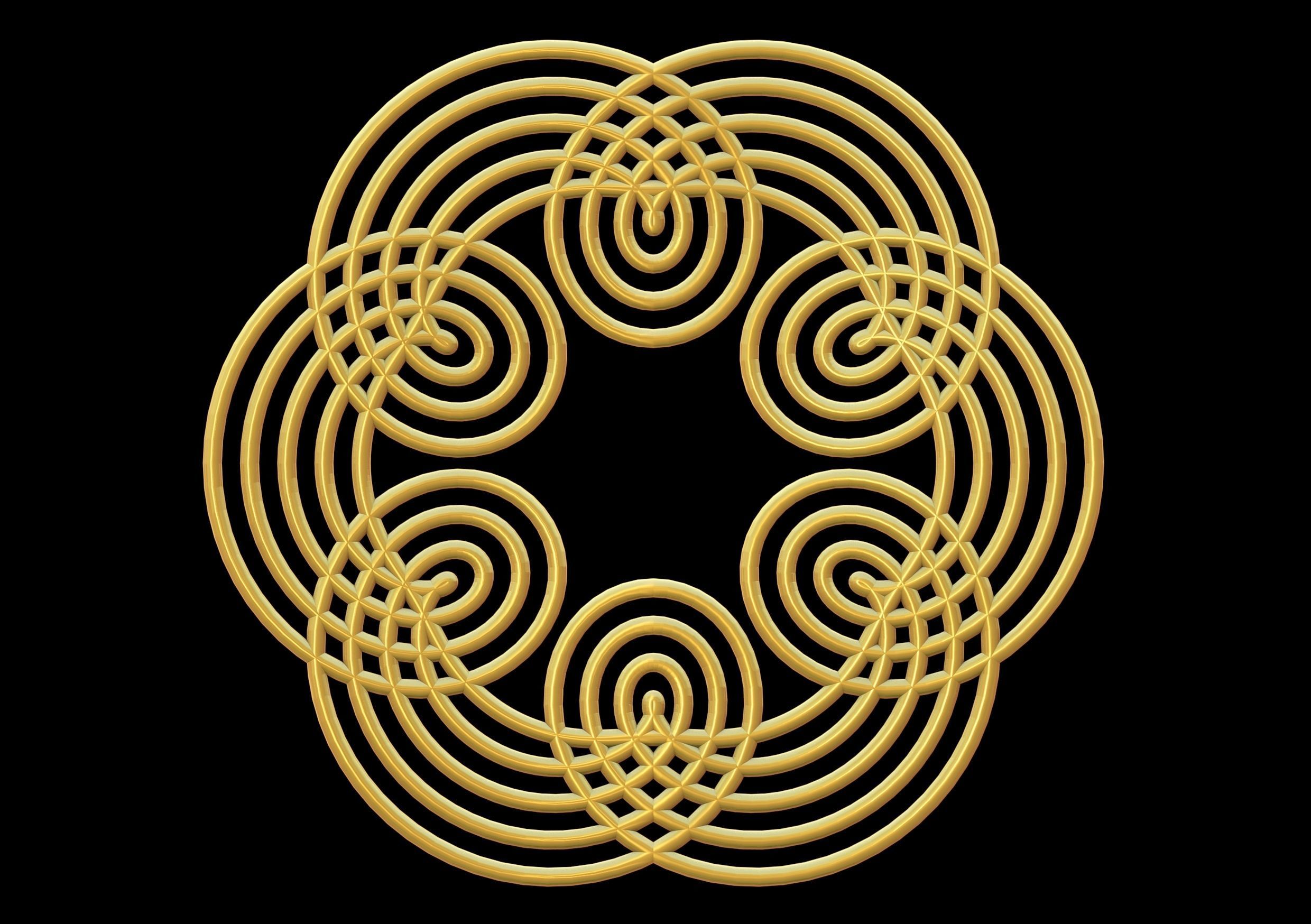 077 Motion of points around circle 017 3D model_3