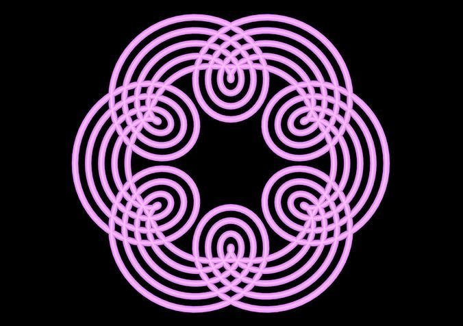 077 Motion of points around circle 017 3D model