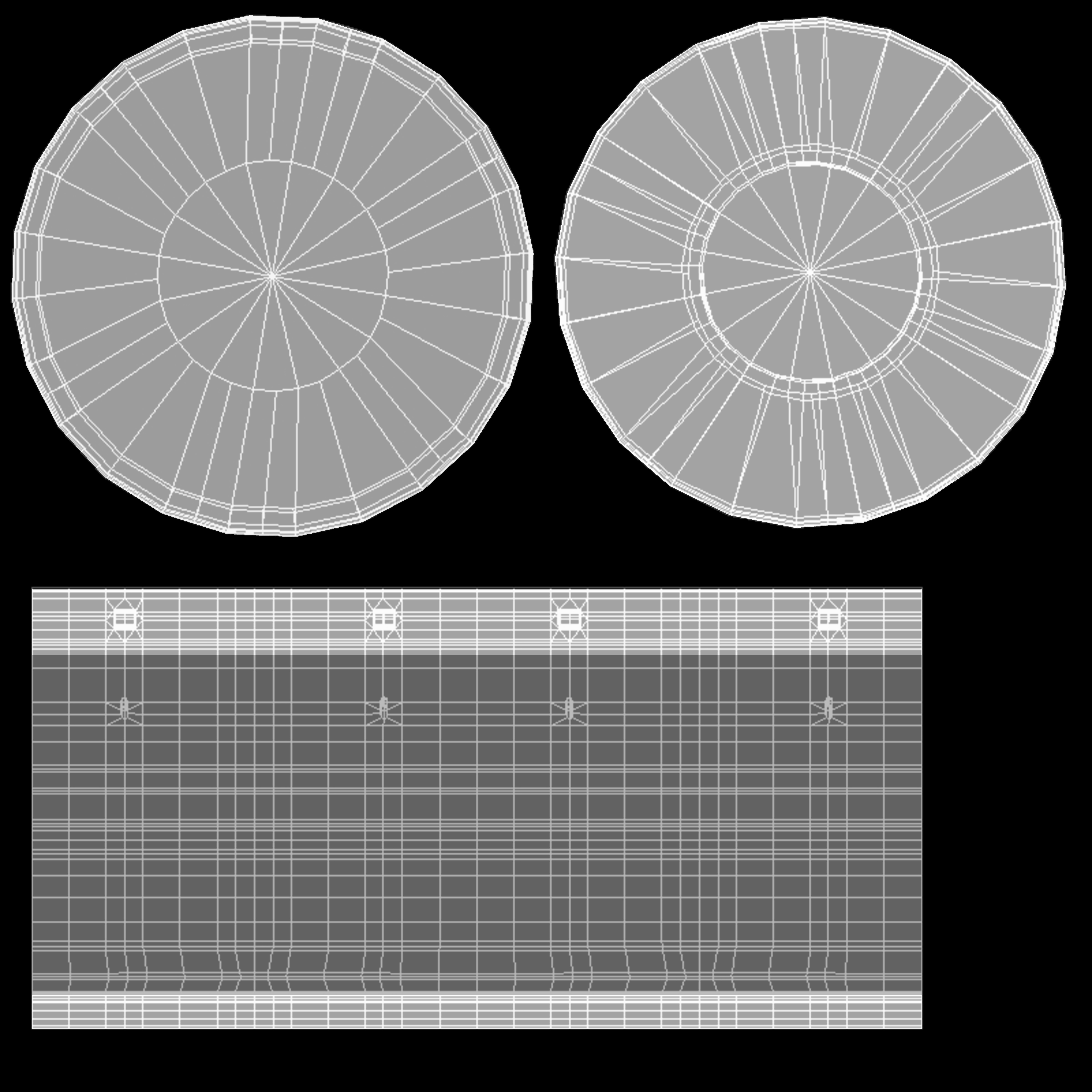 Pop Socket Low-poly 3D model_5