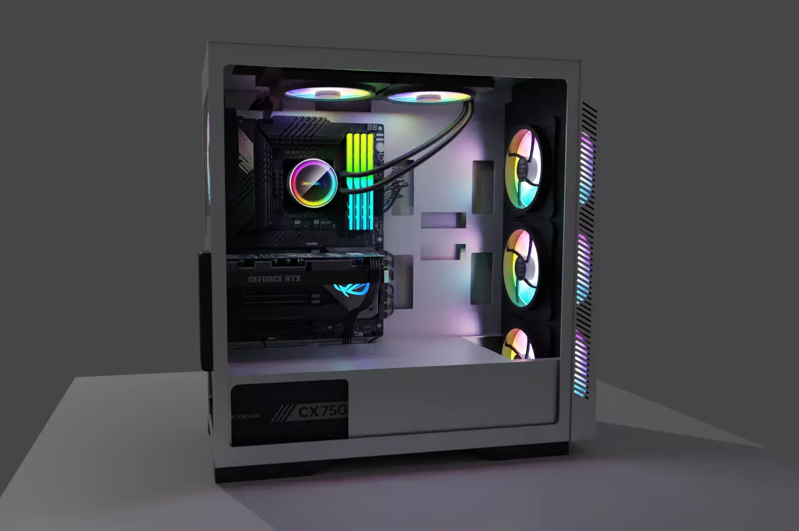 Gaming PC Free 3D model_0