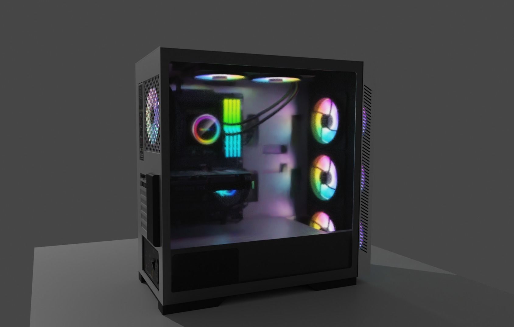Gaming PC Free 3D model_7