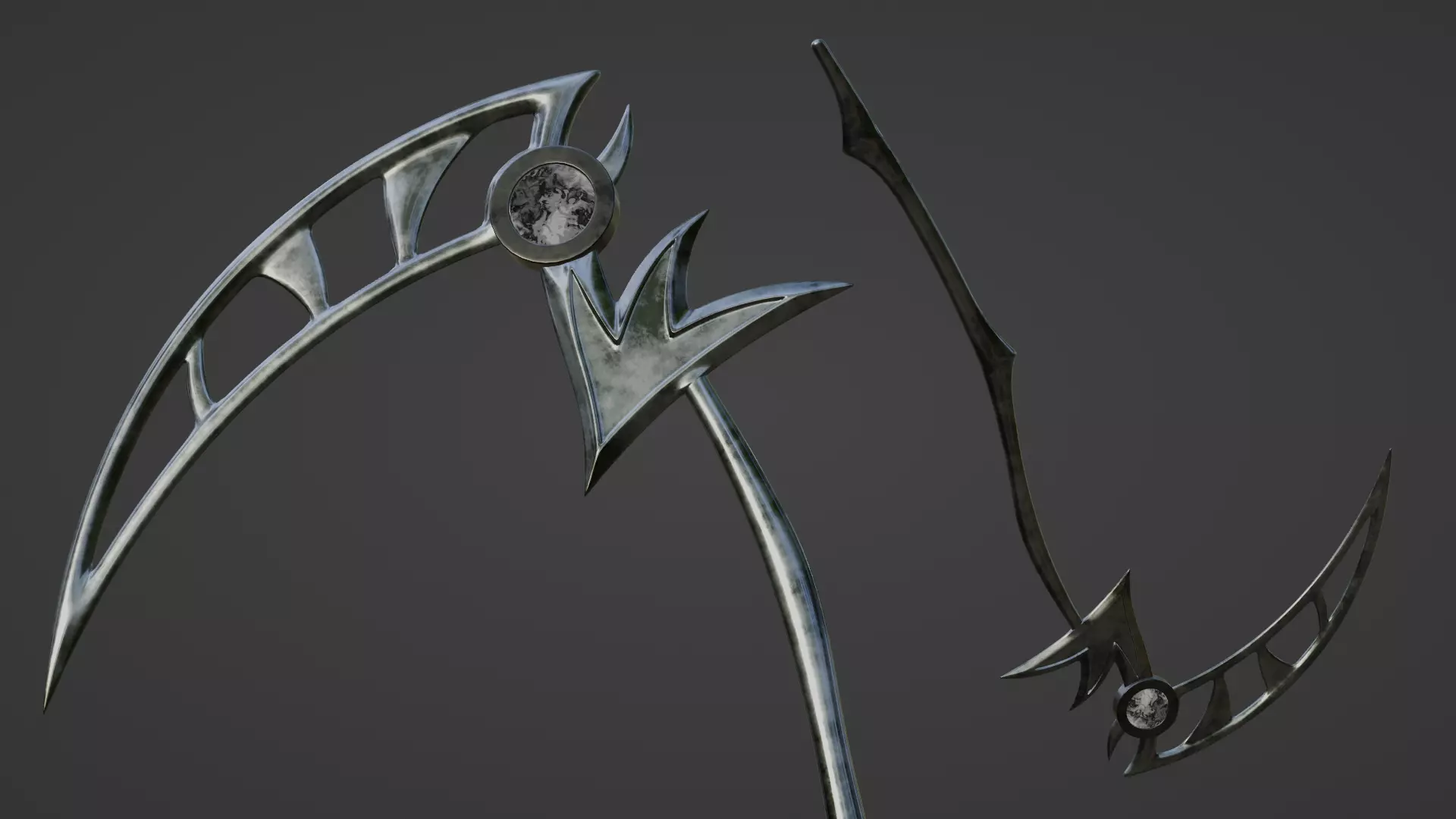 Grim Reaper Scythe 3D model