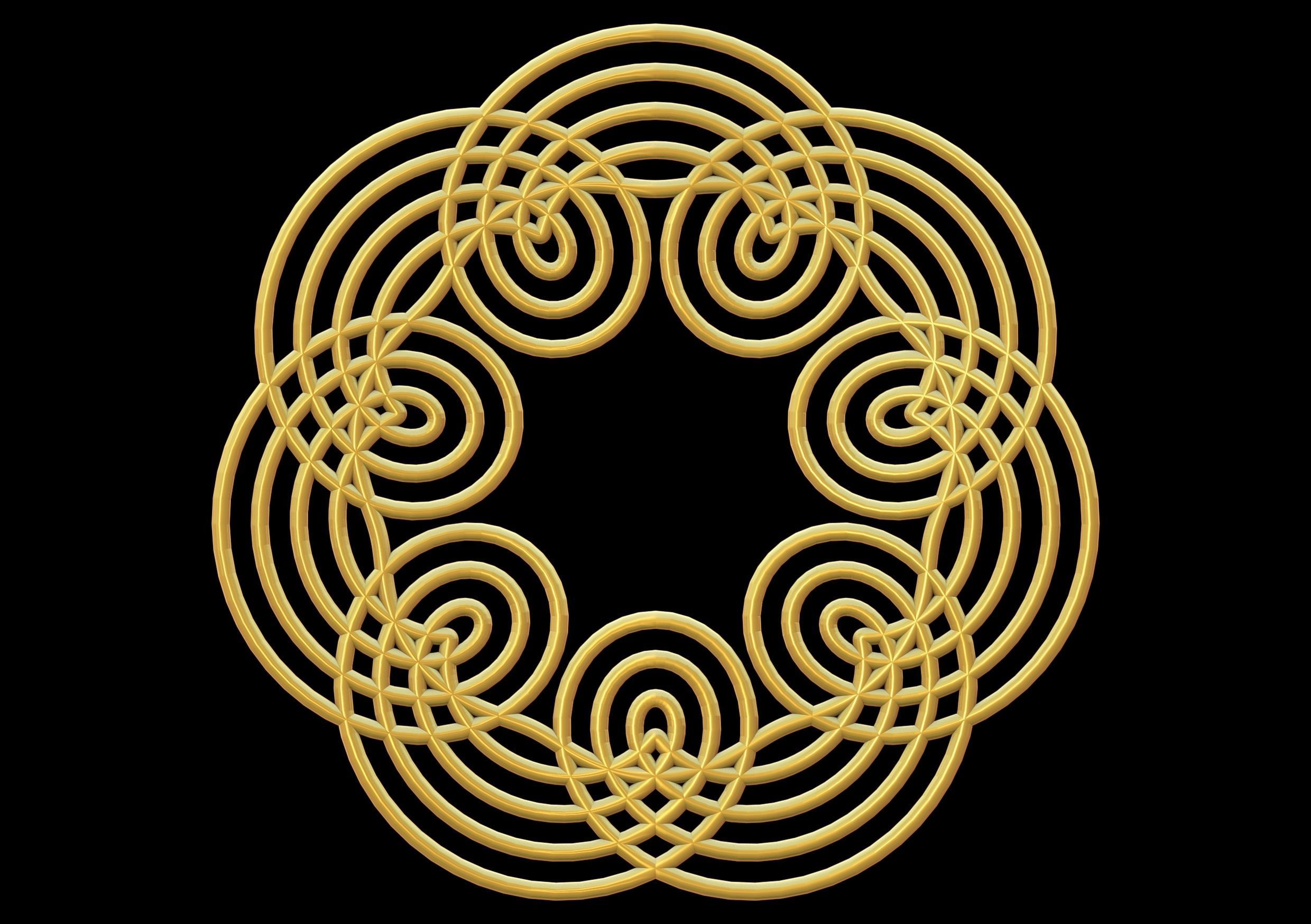 078 Motion of points around circle 018 3D model_2