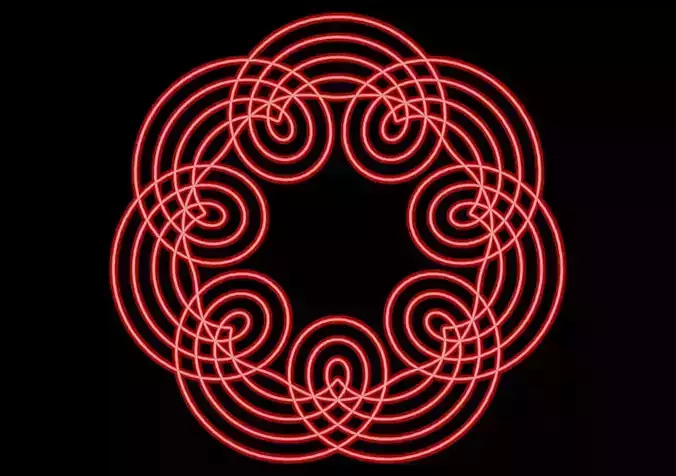 078 Motion of points around circle 018 3D model