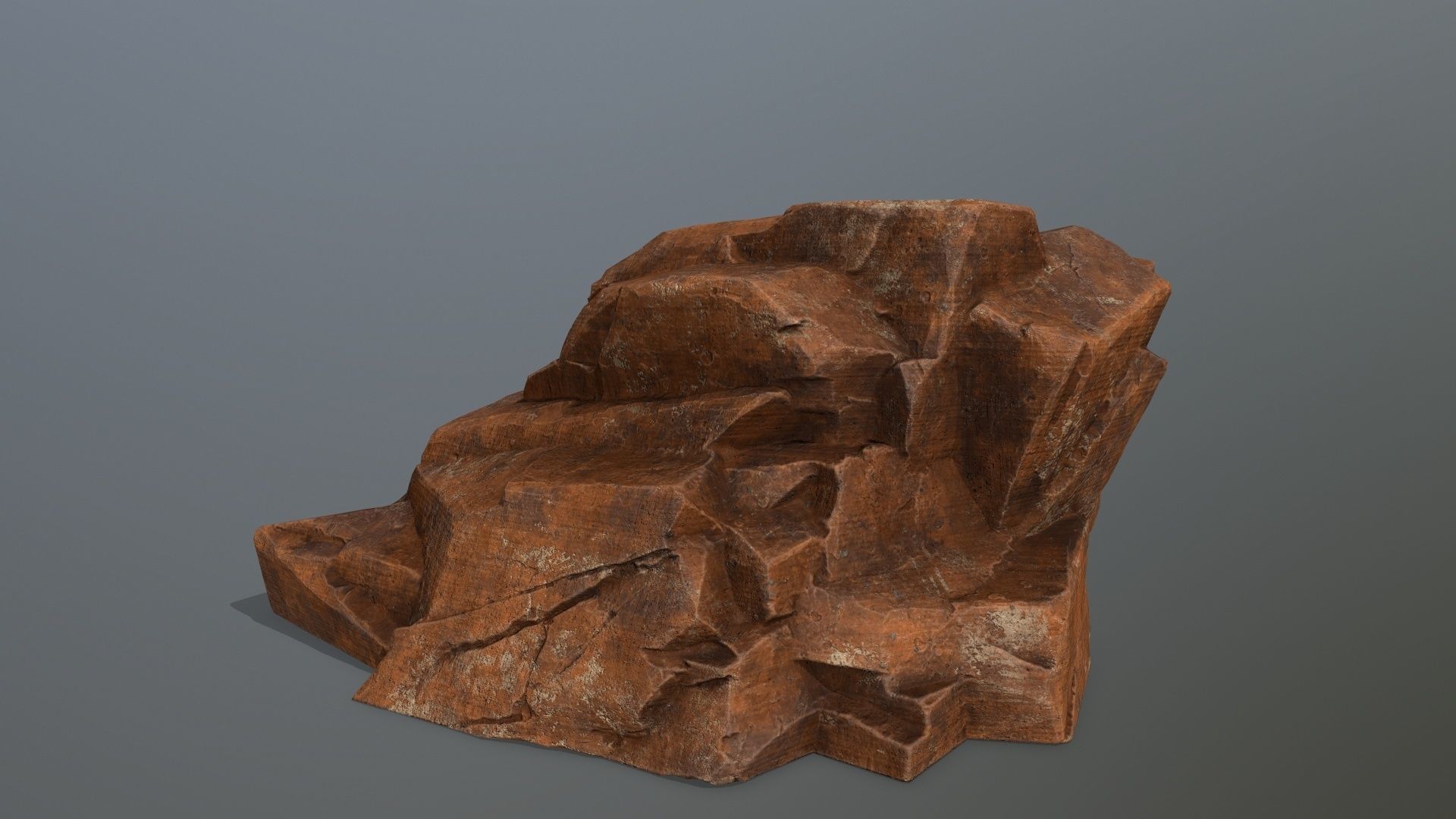 Sand Stone Set Low-poly 3D model_2