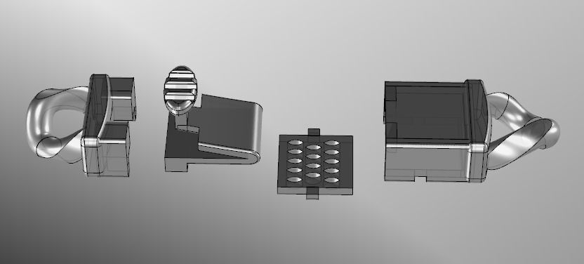 3 Cuban links for bracelet  and necklaces 3D print model_23