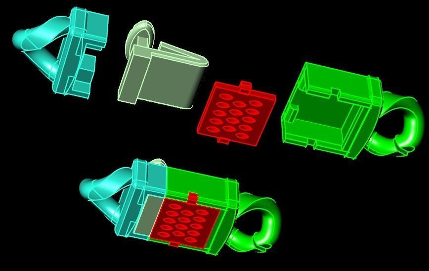 3 Cuban links for bracelet  and necklaces 3D print model_4