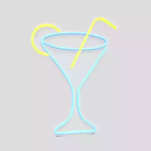 Neon Sign Cocktail