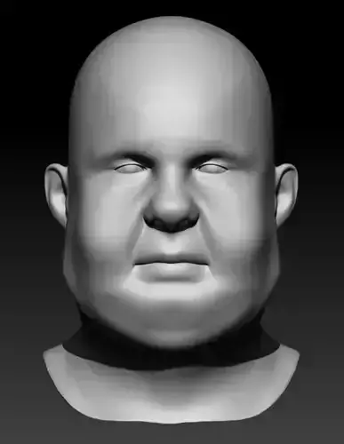 Male Head 5 3D model