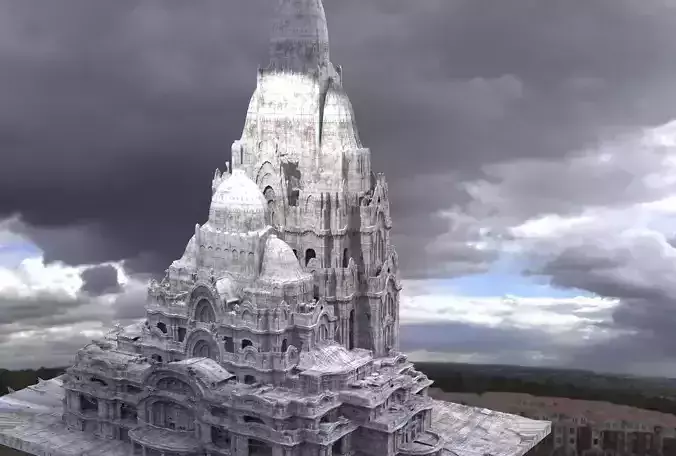 Palace Exterior Oriental Design large