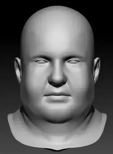 Male Head 8 3D model