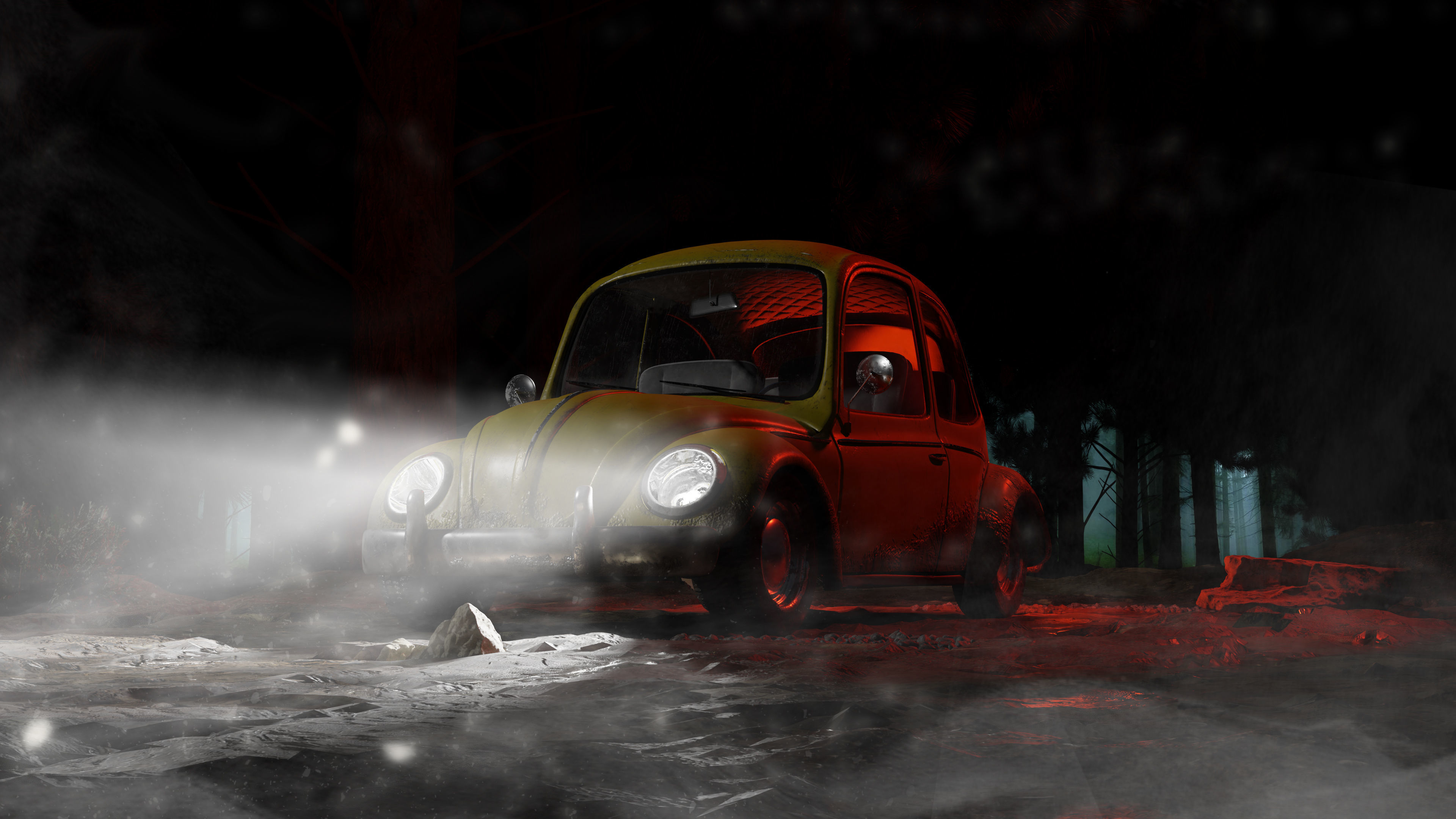 Classic Beetle Cartoon Style 3D Printable Model 3D print model_6