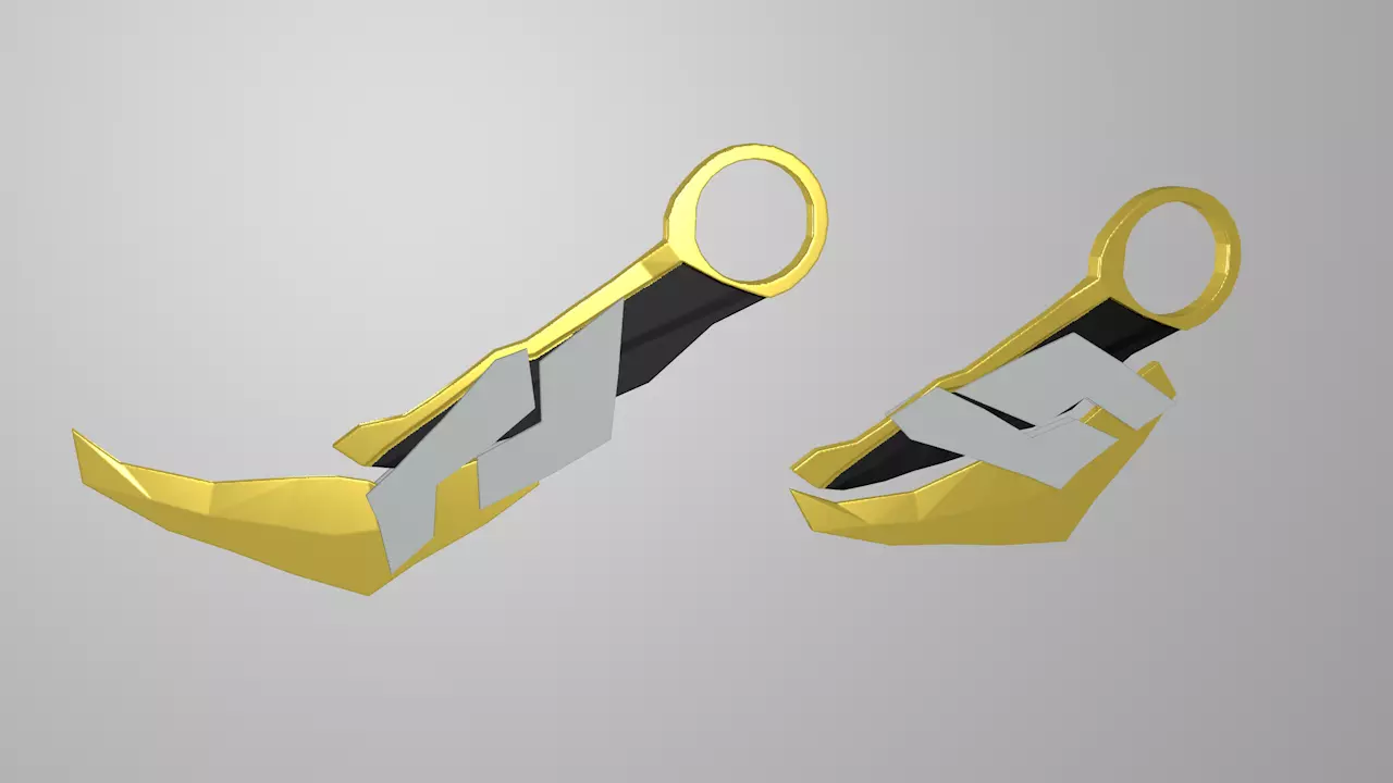 Karambit Prime 2 from Valorant for 3D printer 3D print model