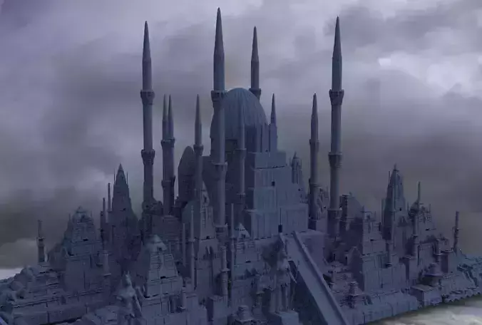 Palace exterior Oriental Massive