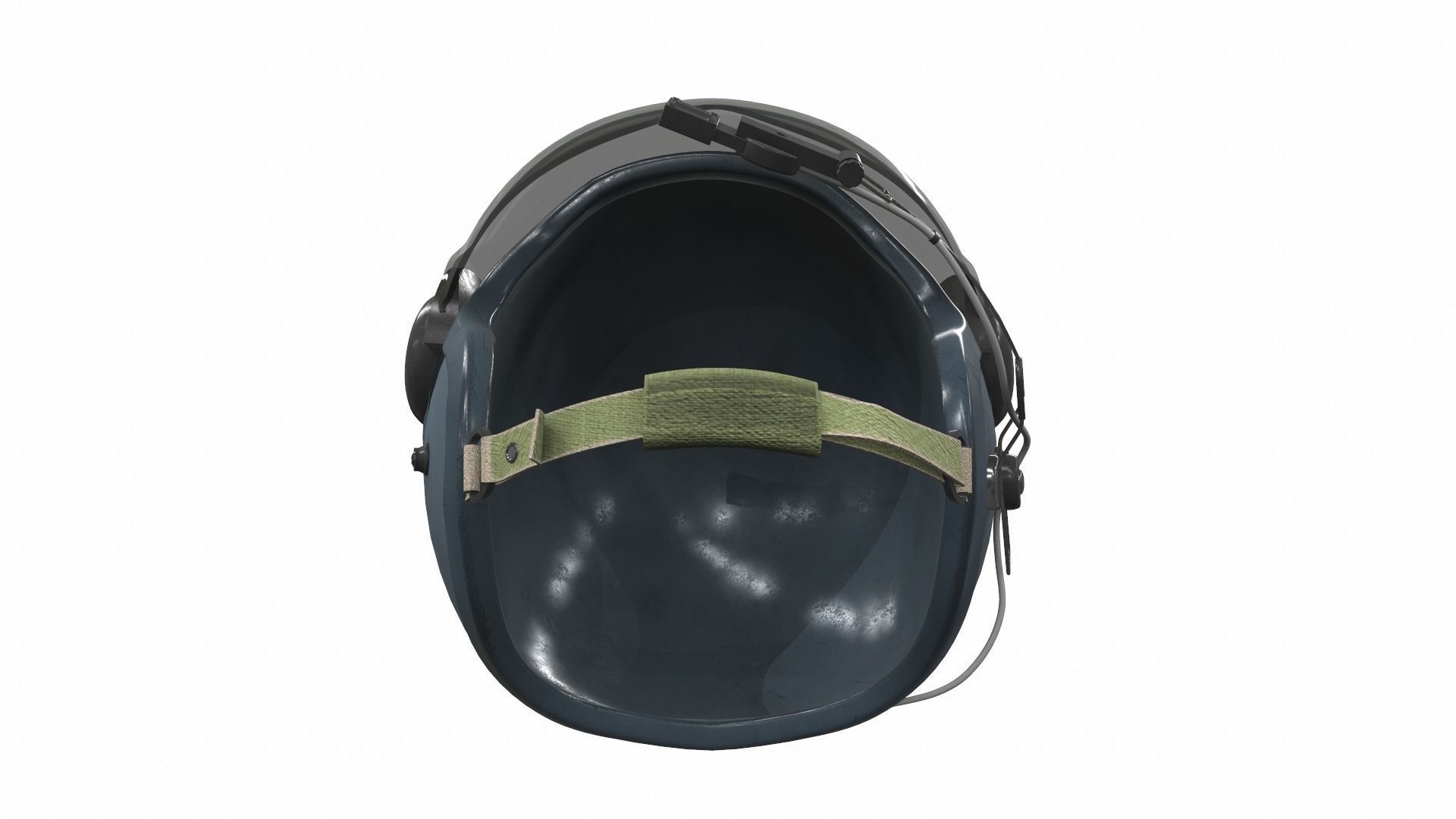 Pilot helmet ja-1 3D model_5