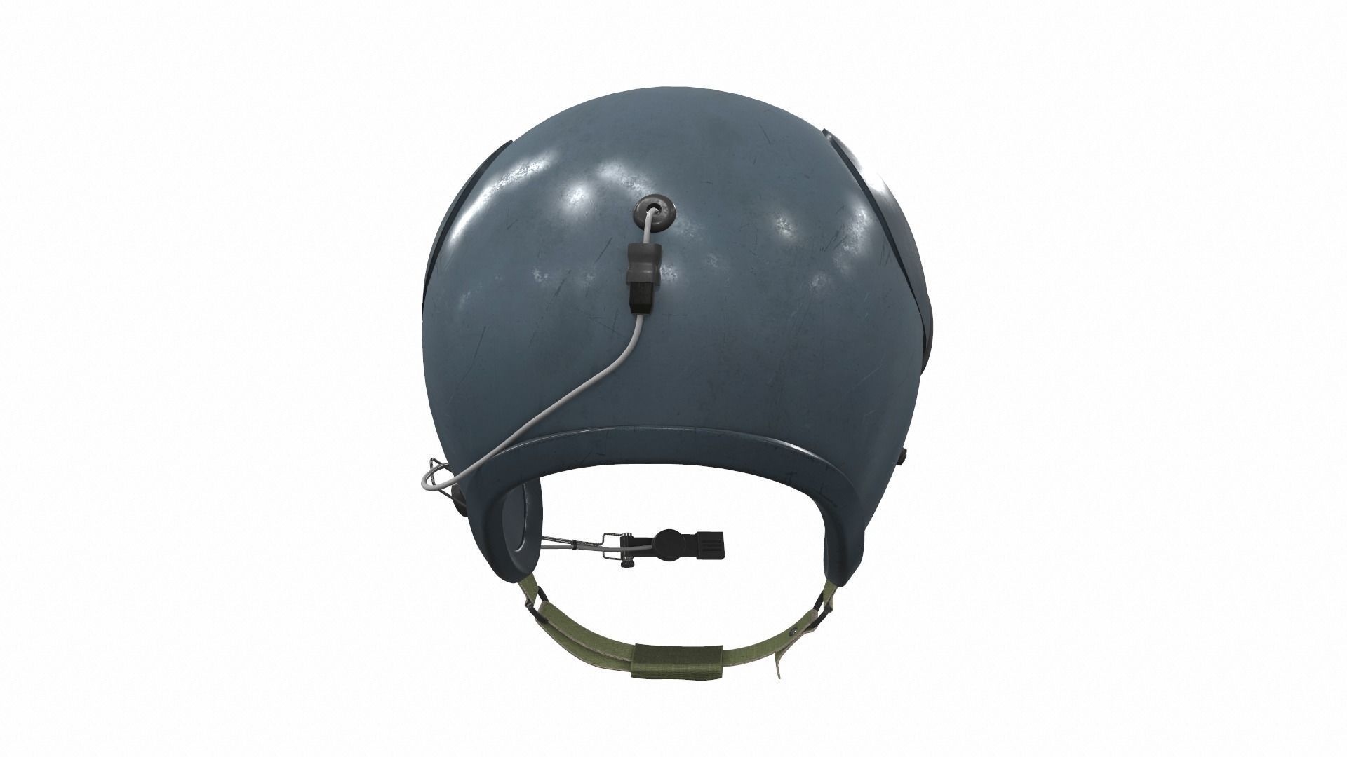 Pilot helmet ja-1 3D model_3