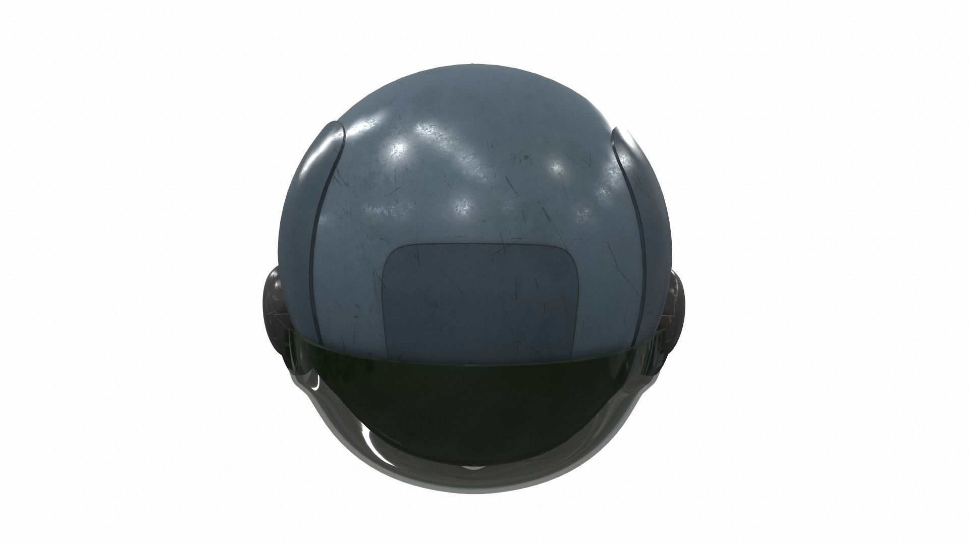 Pilot helmet ja-1 3D model_4
