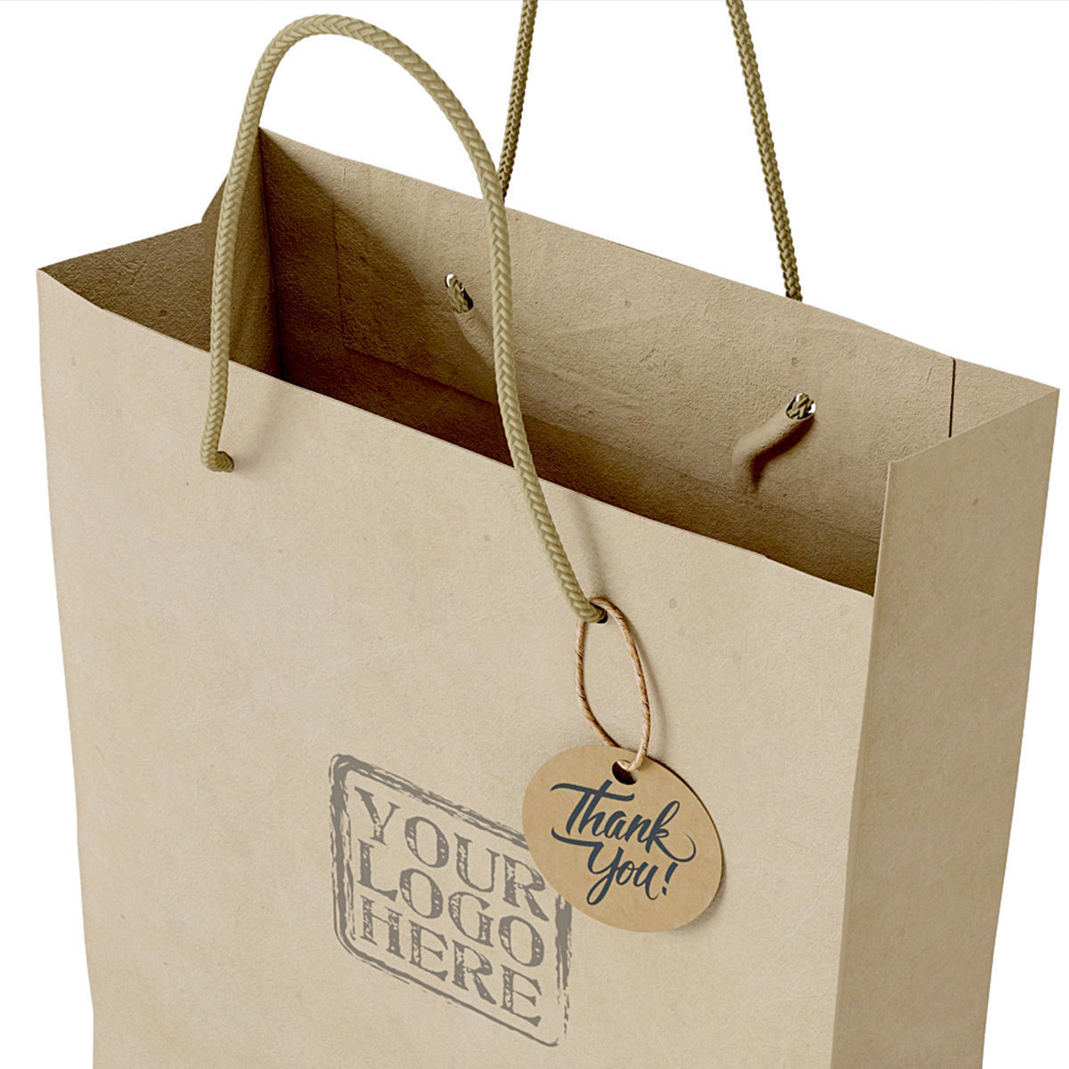 Paper bag 3 3D model_3