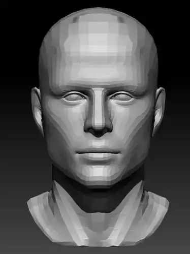 Male Head 10