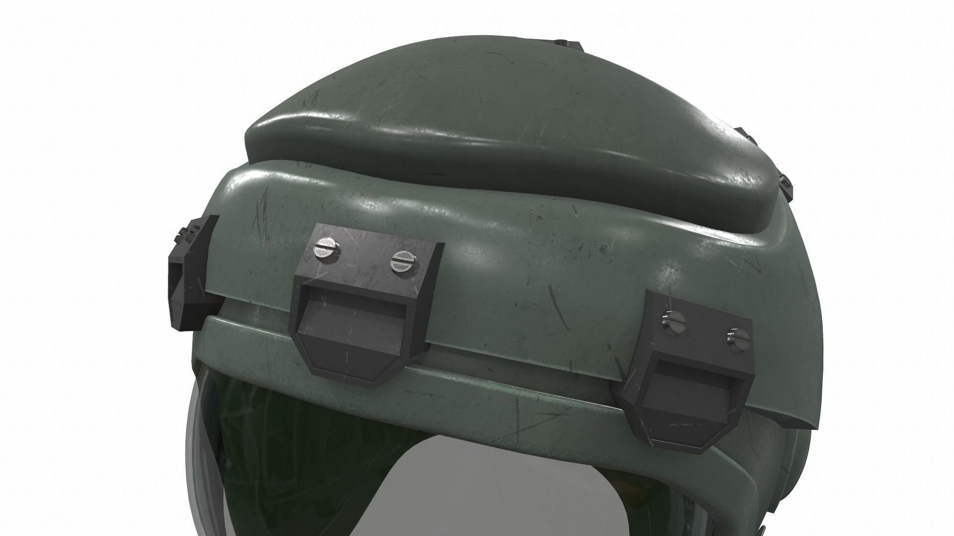 Pilot helmet ja-6 3D model_9