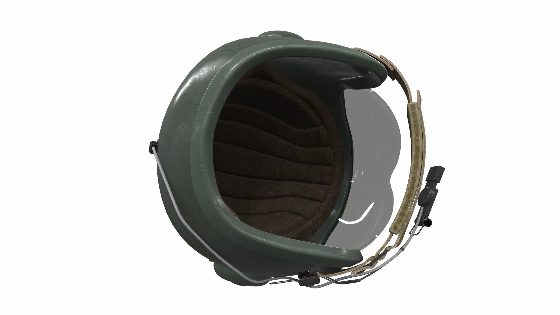Pilot helmet ja-6 3D model_6