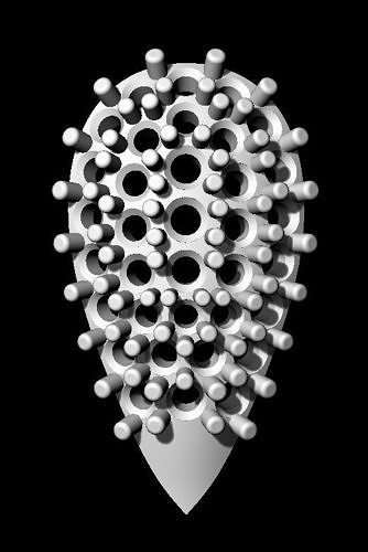  Tops earrings  3D print model