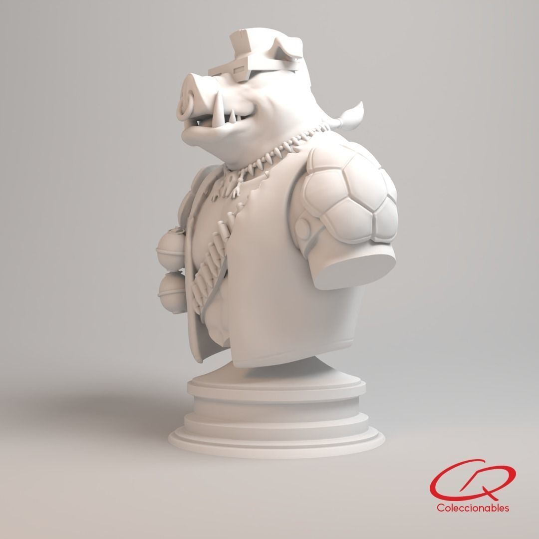 Teenage Mutant Ninja Turtles - Animated series - Bebop 3D print model_8