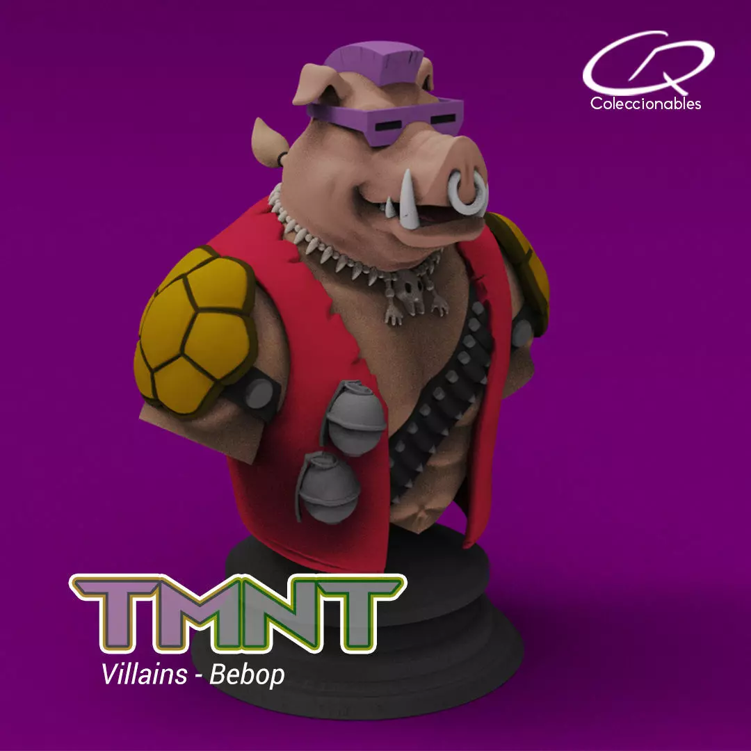 Teenage Mutant Ninja Turtles - Animated series - Bebop 3D print model_0