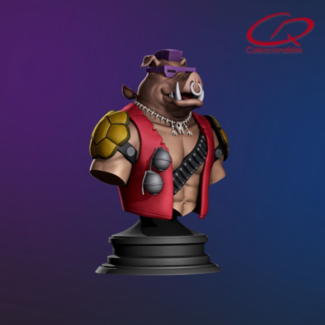 Teenage Mutant Ninja Turtles - Animated series - Bebop 3D print model_13
