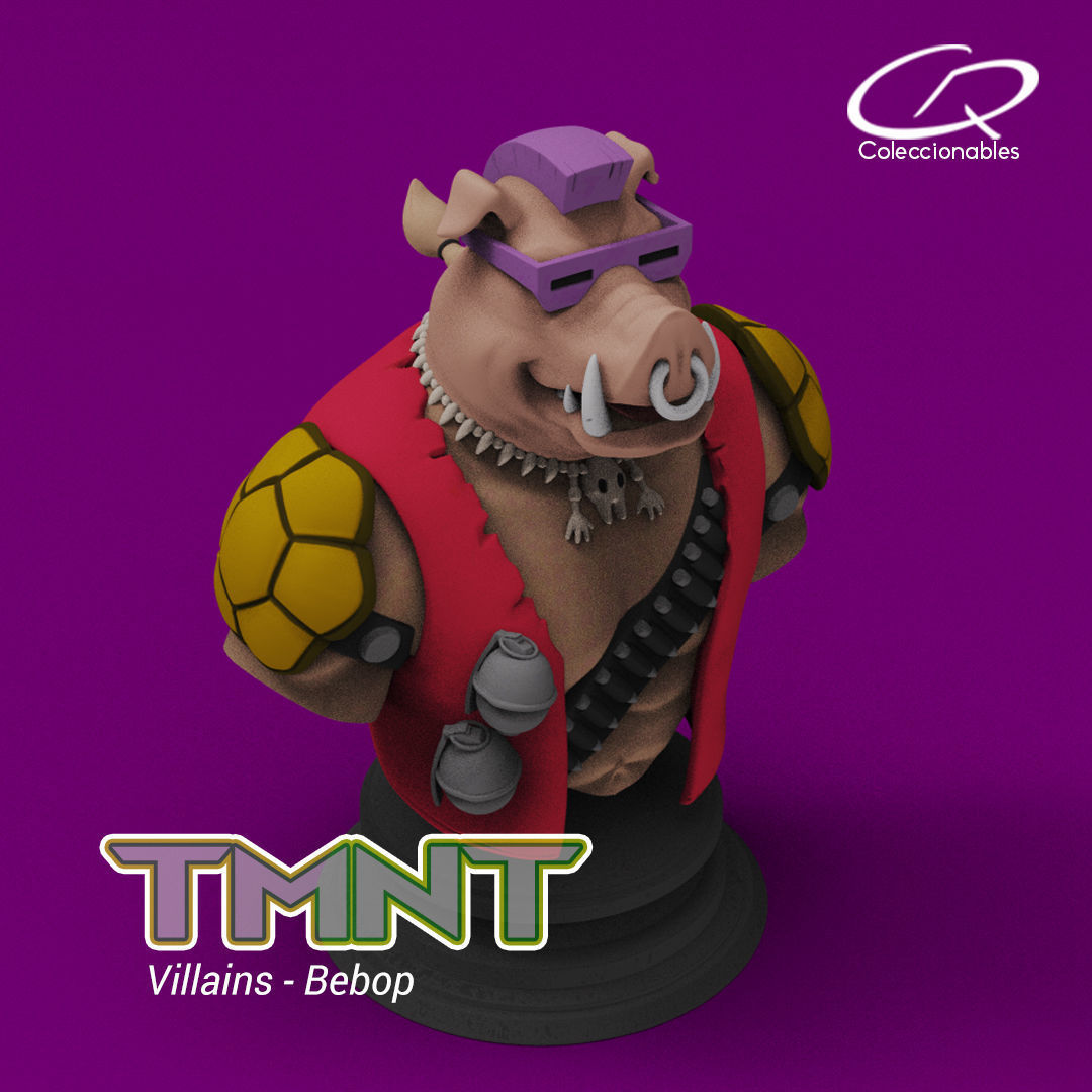 Teenage Mutant Ninja Turtles - Animated series - Bebop 3D print model_2