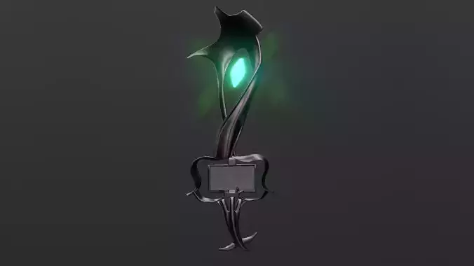 Eternal Staff - Low Poly 3D Model