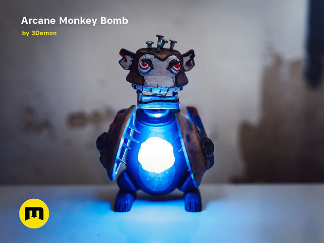Arcane Monkey Bomb 3D print model