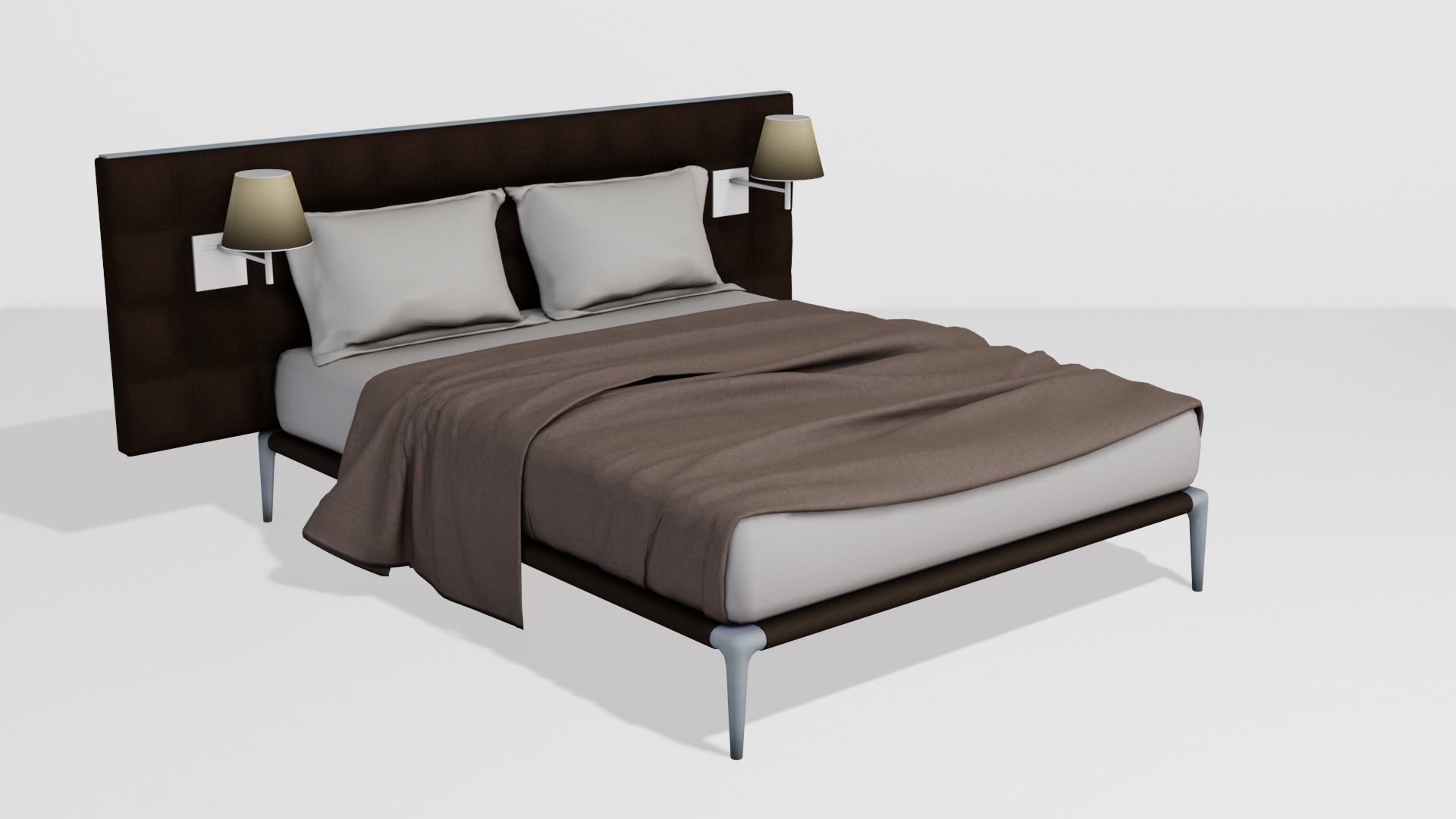 Noobist - Bed - casvolga Low-poly 3D model_5