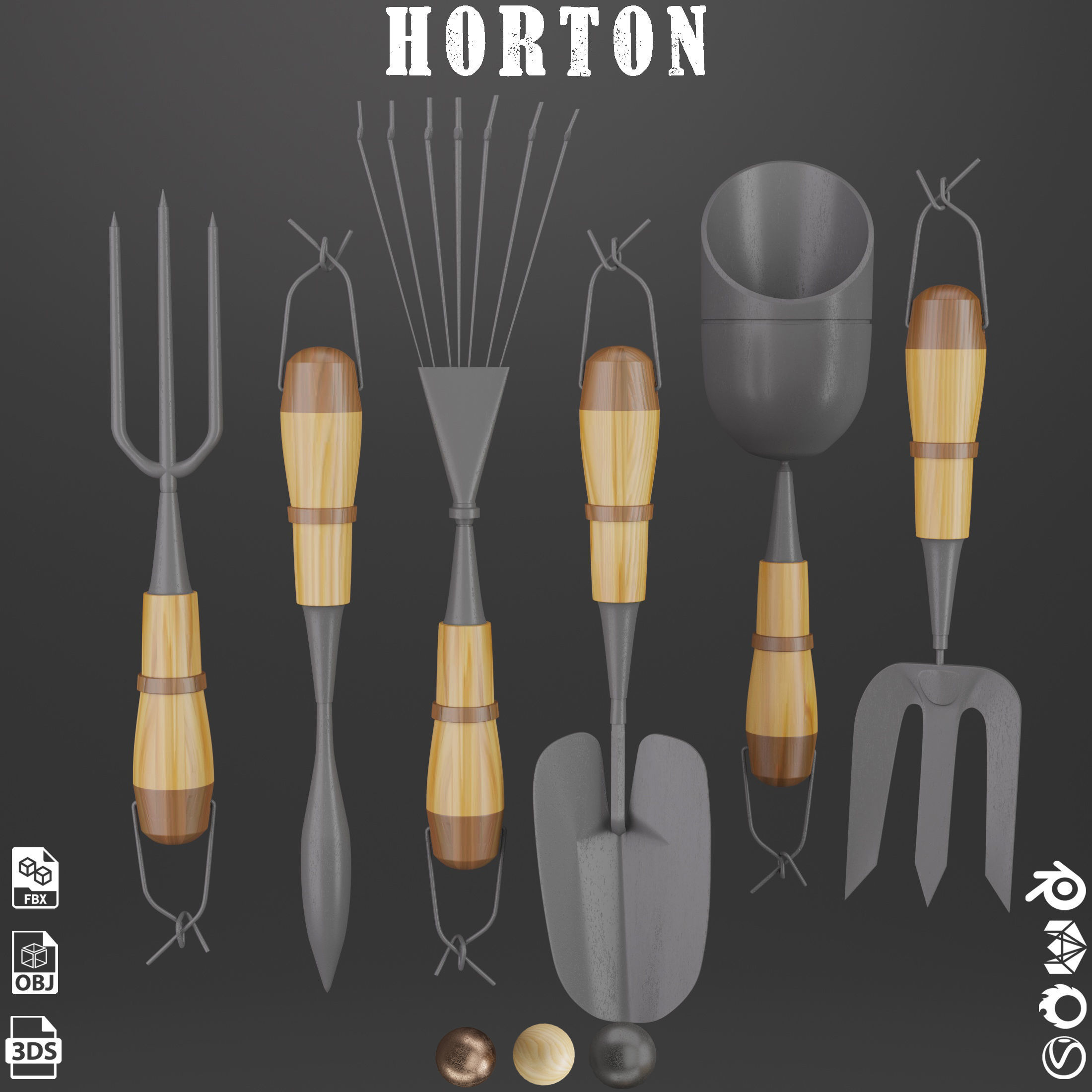 Horton-garden set Vol 02 3D model_8