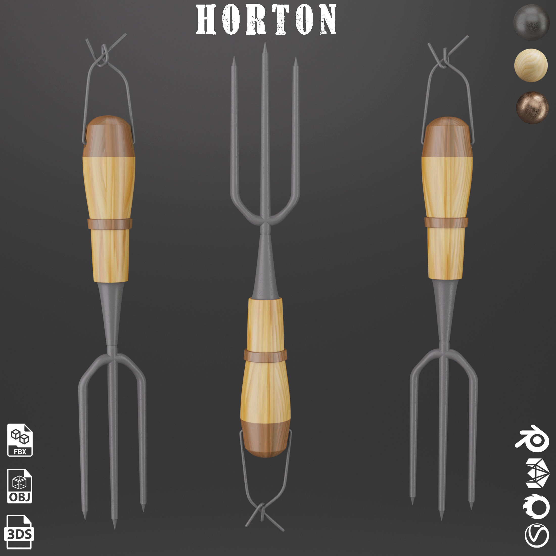 Horton-garden set Vol 02 3D model_2