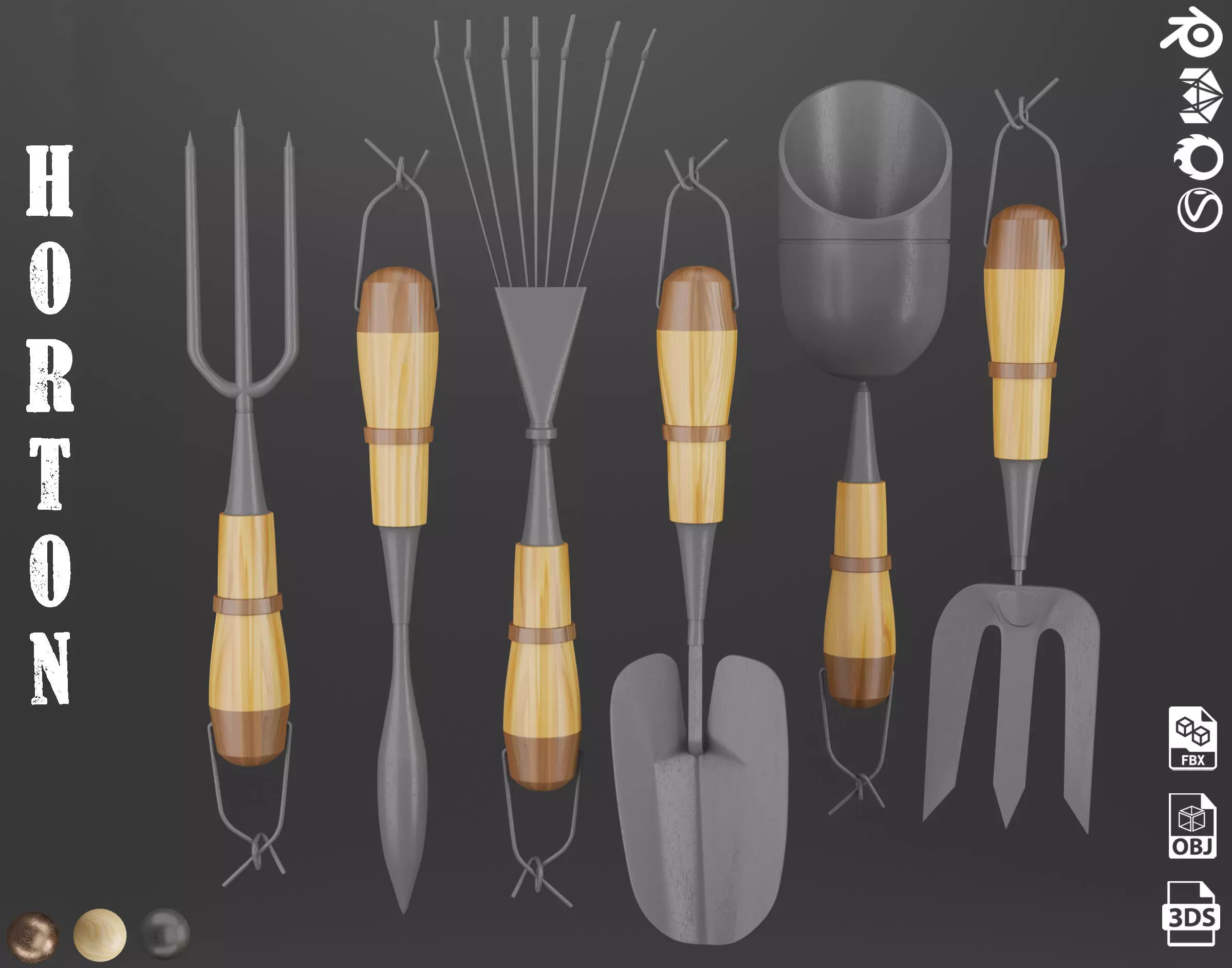 Horton-garden set Vol 02 3D model_0