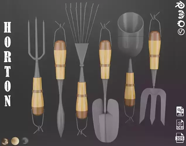 Horton-garden set Vol 02 3D model