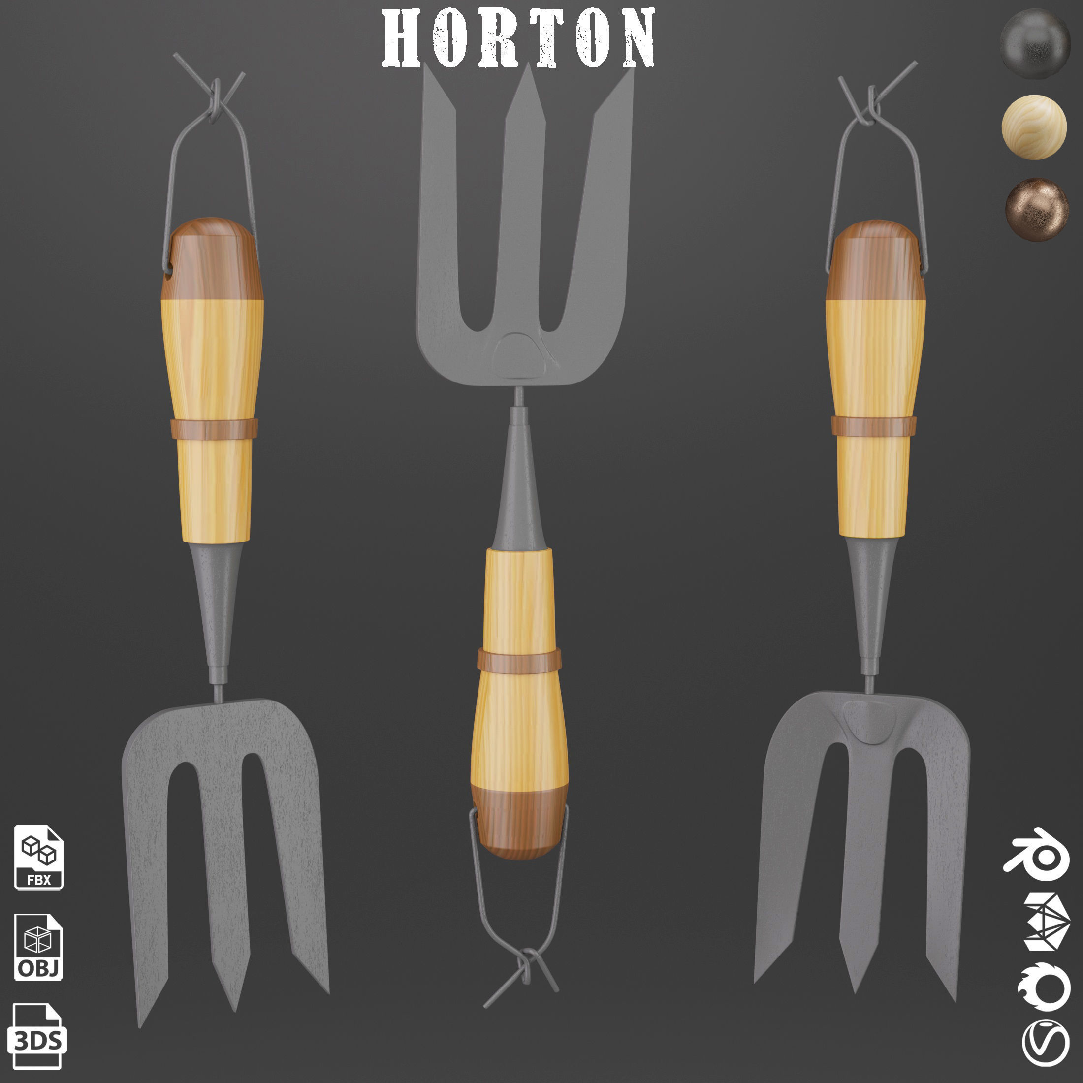 Horton-garden set Vol 02 3D model_1