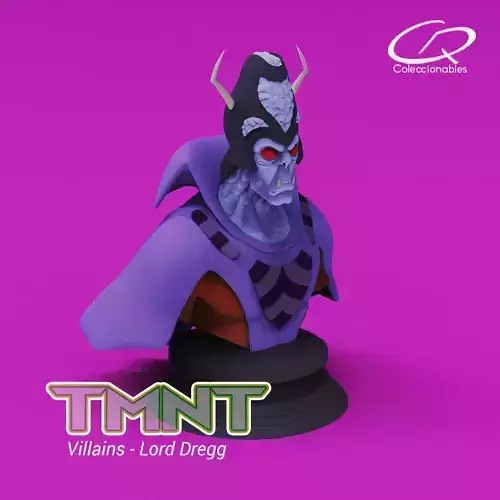 Teenage Mutant Ninja Turtles - Animated series - Lord Dregg 3D print model