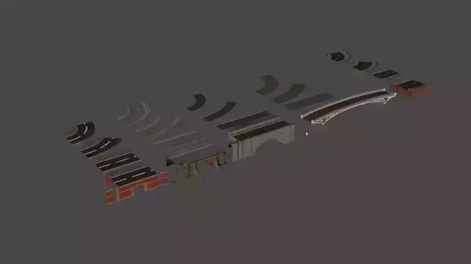 Low Poly Bridges PBR - Unreal