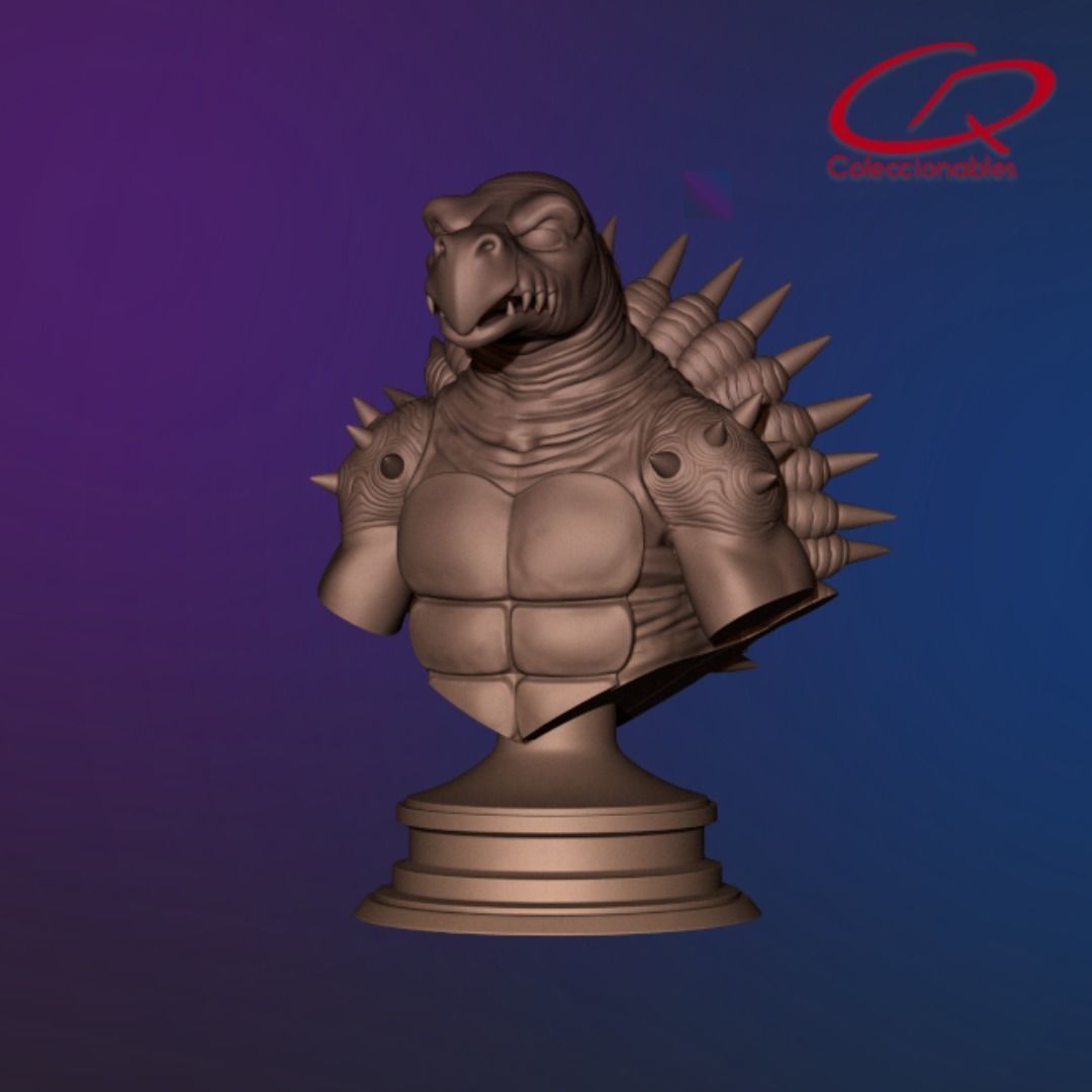 Teenage Mutant Ninja Turtles - Animated Series - Tokka 3D print model_12