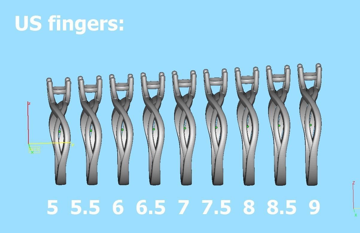 Trellis Solitaire Engagement Rings  Half Carat and One Carat  3D Model Collection_55